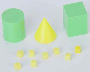 探索幾何形體體積計(jì)算公式材料