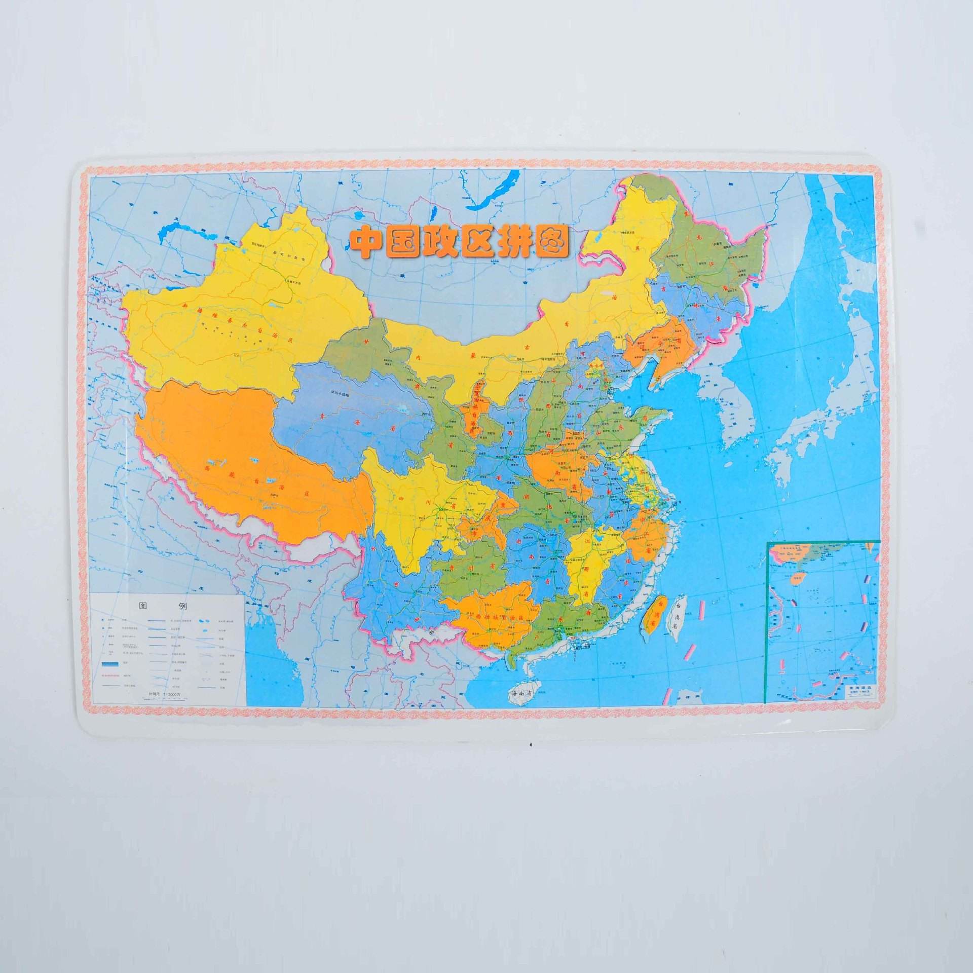 34018中國政區(qū)拼接模型
